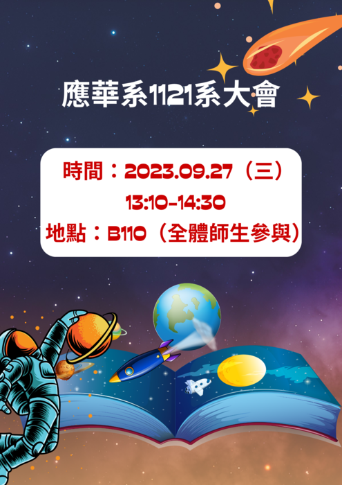 【活動】開南應華1121 學期系大會圖片
